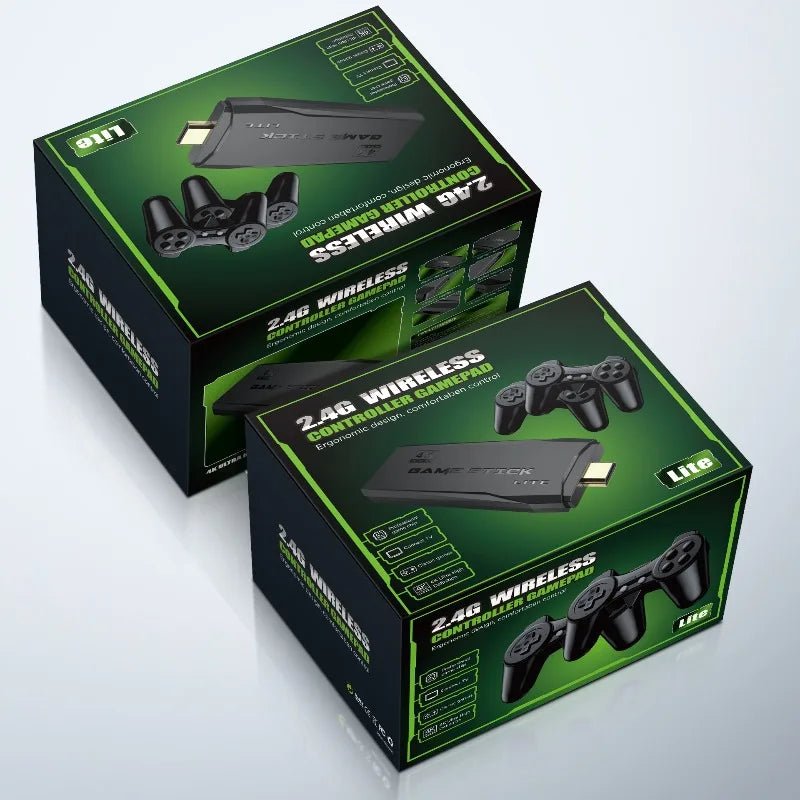 Console de jeu rétro 4K — 2 Manettes sans fil, Plug & Play, Sortie HDMI - Vortex Gaming