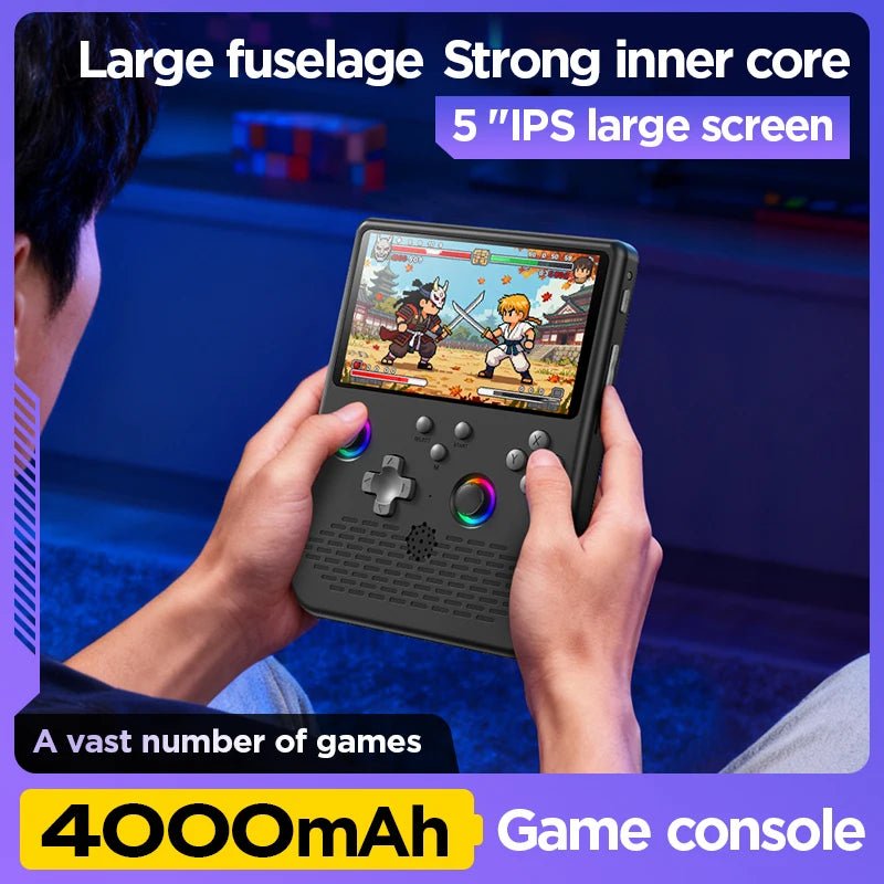 Console de jeu rétro H5 — Lecteur portable 5 pouces, 64G, +14 000 jeux - Vortex Gaming