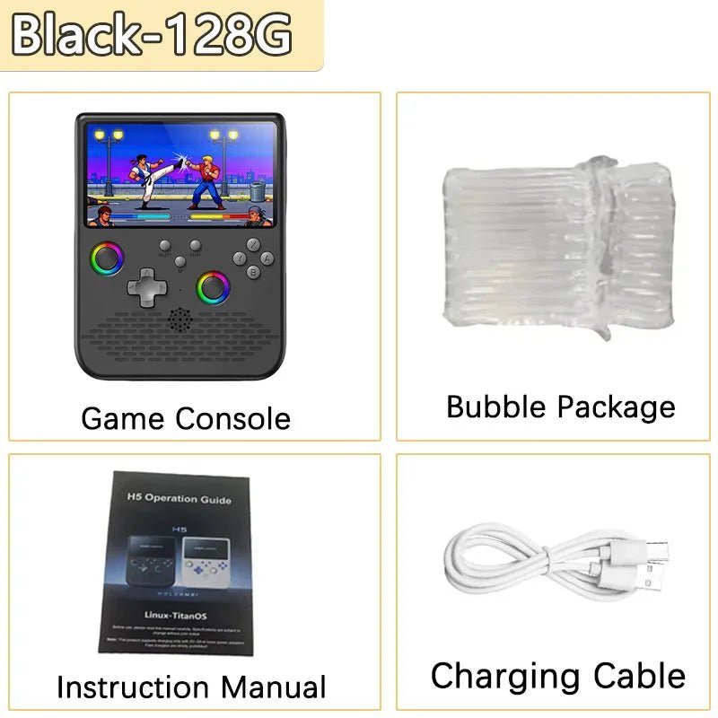 Console de jeu rétro H5 — Lecteur portable 5 pouces, 64G, +14 000 jeux - Vortex Gaming