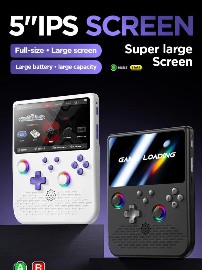 Console de jeu rétro H5 — Lecteur portable 5 pouces, 64G, +14 000 jeux - Vortex Gaming