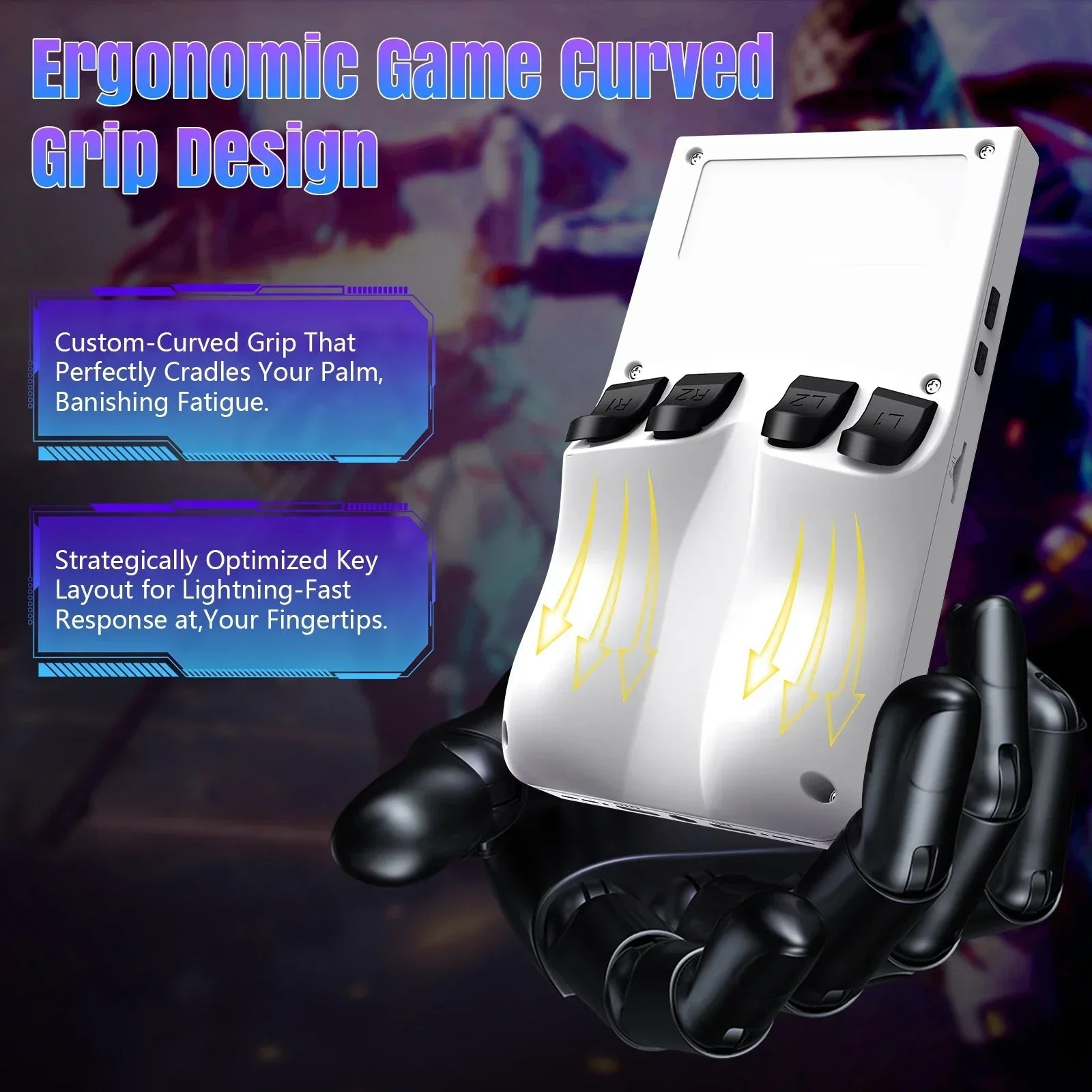 R36MAX — Console rétro portable, écran IPS 4 pouces, 128 Go, +18 000 jeux, 30+ émulateurs - Vortex Gaming