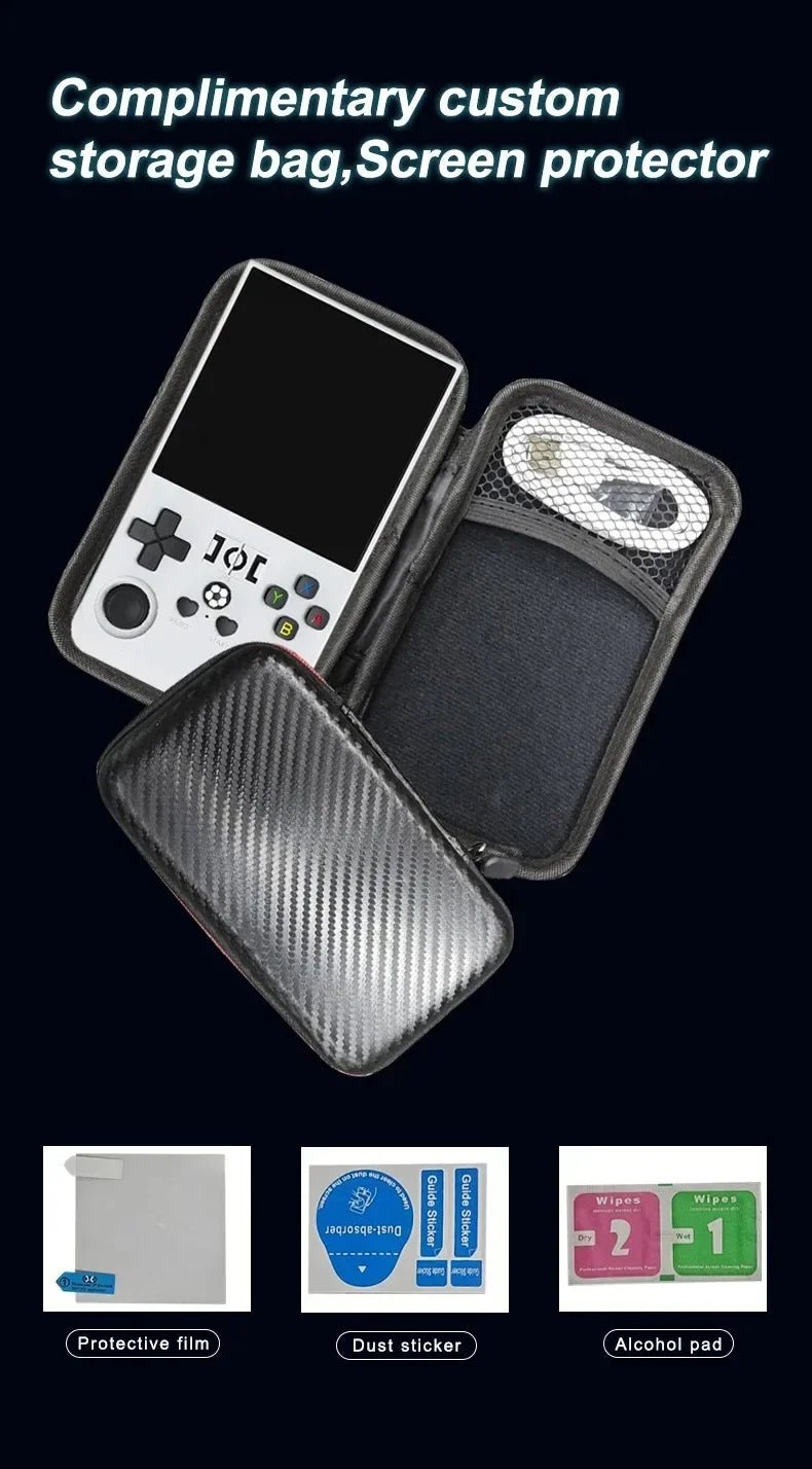 R36MAX — Console rétro portable, écran IPS 4 pouces, 128 Go, +18 000 jeux, 30+ émulateurs - Vortex Gaming